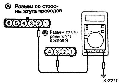 Подключение вмт 1 TDC sensor - check (Mitsubishi Lancer 3 and 5, 1984-1992) - "Fuel injection" Mit