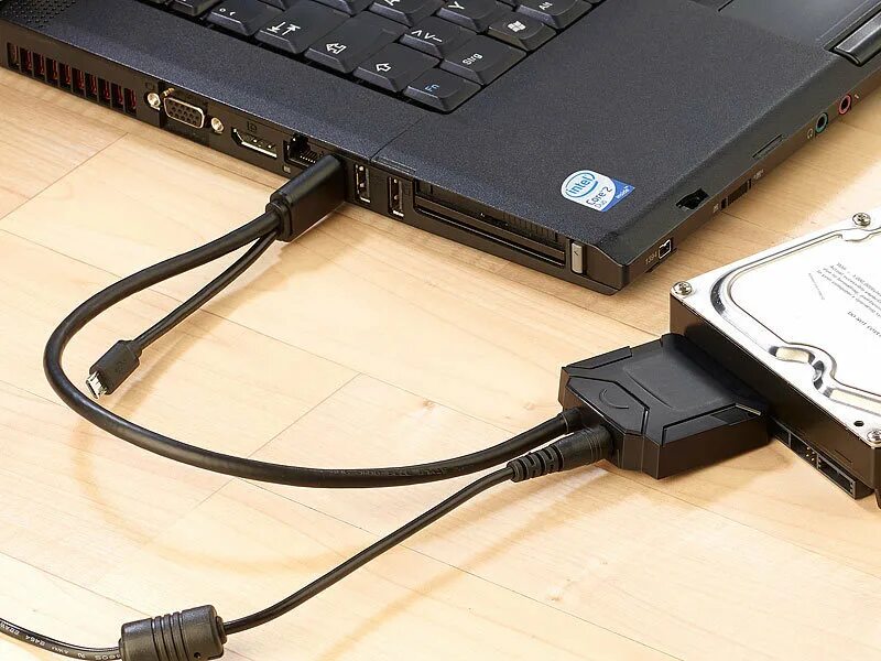 Подключение внешнего жесткого диска через usb Xystec Festplatten-Adapter SATA auf USB 3.0, mit OTG-Funktion, inkl. Netzteil