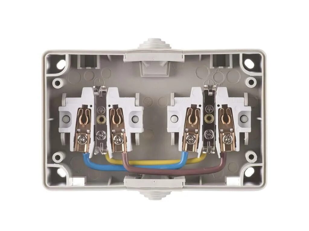 Подключение внешней двойной розетки Розетка промежуточная фото - DelaDom.ru