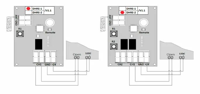 Подключение внешней кнопки к воротам дорхан Внешний радиоприемник DHRE-1(2) - ДорХан - Нижний Новгород
