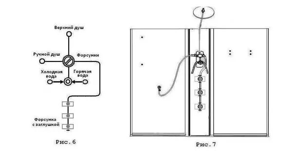 Подключение воды к душевой кабине в картинках Схемы подключения душевой: найдено 87 изображений