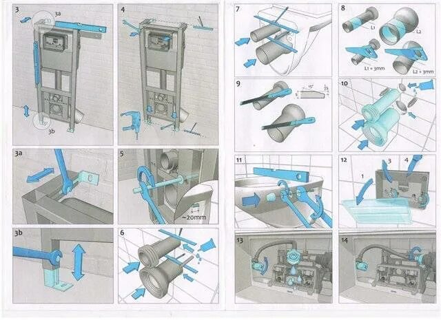 Подключение воды к инсталляции cersanit Крепление унитаза к инсталляции: пошаговый инструктаж