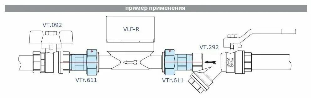 Подключение воды размеры Американка для счетчика воды / Полусгон с накидной гайкой 1/2" Valtec VTr.611. N