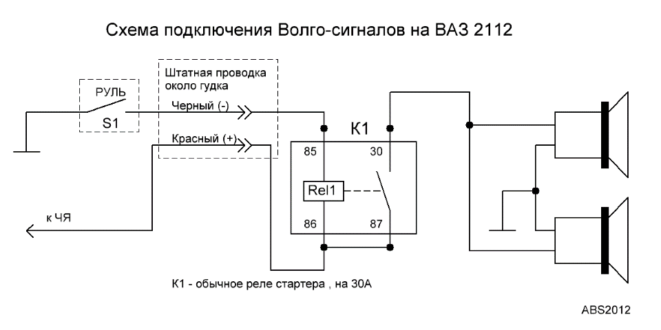 Подключение волговского сигнала на ваз 2110 Волго сигнал - Lada 21120, 1,5 л, 2003 года автозвук DRIVE2