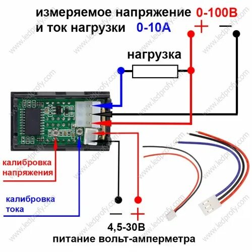 Подключение вольтамперметра из китая в блок Ответы Mail.ru: Подскажите по подключению вольтметра