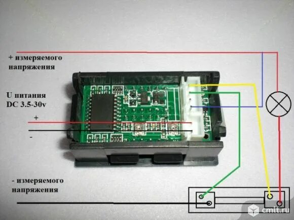 Подключение вольтамперметра из китая в блок Цифровой электронный амперметр вольтметр - Воронеж - Доска объявлений Камелот