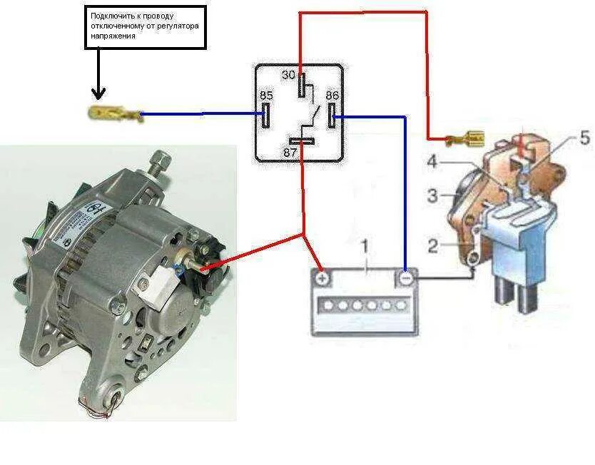 Подключение возбуждения генератора ваз Генератор камаз 24 вольта: генератор 24 вольта камаз купить цена дешевая