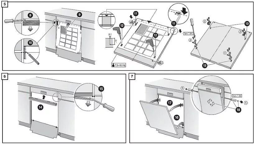 Подключение встроенной посудомоечной машины bosch Как установить фасад на посудомоечную машину HeatProf.ru