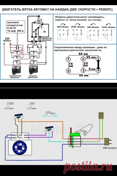 Подключение вятки автомат 180) Наждак из двигателя от Вятки автомат - YouTube электродвигатели Постила