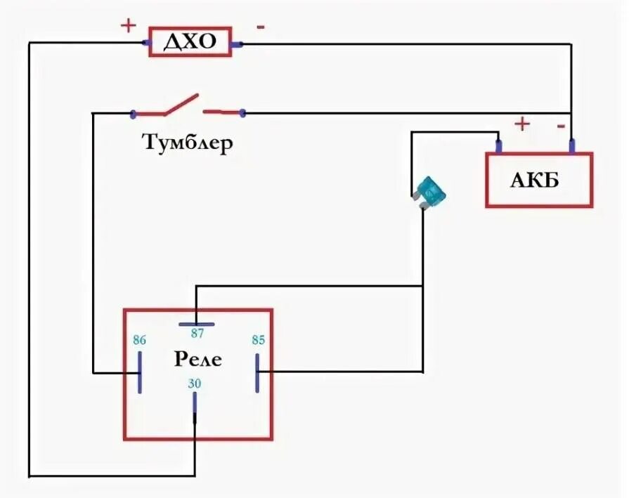 Подключение выключателей через реле Как установить ходовые огни: через стабилизатор напряжения, через реле, автомати