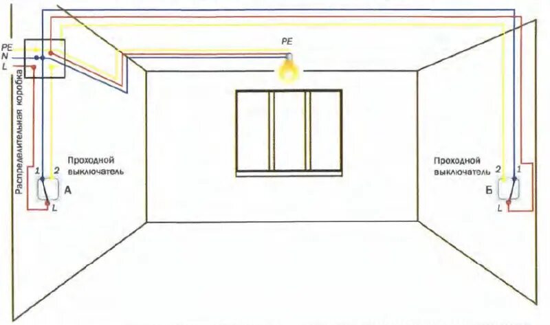 Подключение выключателей розеток в доме Проводка света в доме