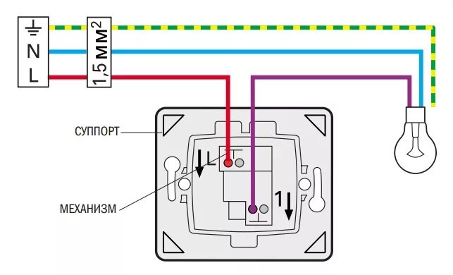 Подключение выключателя aqara Правильное положение выключателя света HeatProf.ru