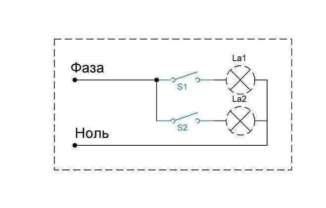 Подключение выключателя без нулевого провода Фаза или ноль на выключатель