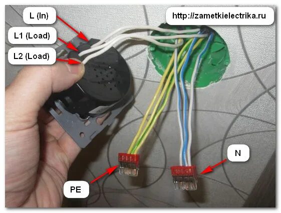 Подключение выключателя без распред коробки Подключение выключателей без распределительных коробок Заметки электрика