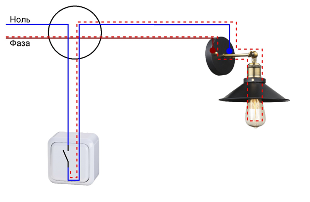 Подключение выключателя через ноль Почему выключатель ставят в фазу, а не в ноль? Лампа Электрика Дзен