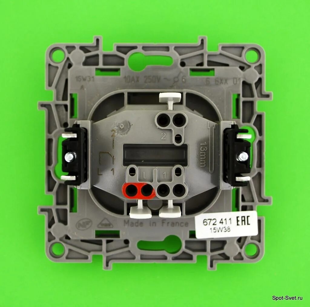 Подключение выключателя эра 12 одноклавишный Механизм переключателя 1 клавишного Legrand Etika Plus 10А алюминий - Spot-Svet.