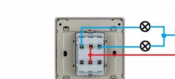Подключение выключателя эра Как подключить двойной выключатель на две лампочки? Схема подключения двухклавиш