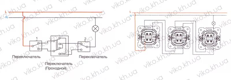 Подключение выключателя эра серия 12 Ответы Mail.ru: Нужна схема подключения одноклавишного проходного выключателя св