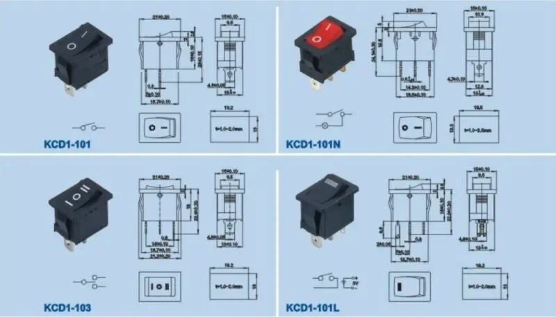 Подключение выключателя kcd1 Kcd1-106n Illuminated Oval Rocker Switch For Socket And Oven - Buy Ac Socket And