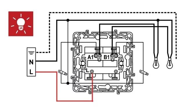 Подключение выключателя легран с подсветкой Как правильно подключить к сети переключатель двухклавишный Etika Legrand?" - Ян