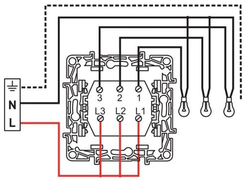 Подключение выключателя legrand Схемы переключателей legrand