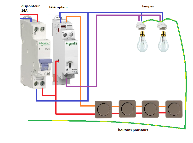 Подключение выключателя mastera uslug Installation of a Unipolar Schneider Telemechanical Switch