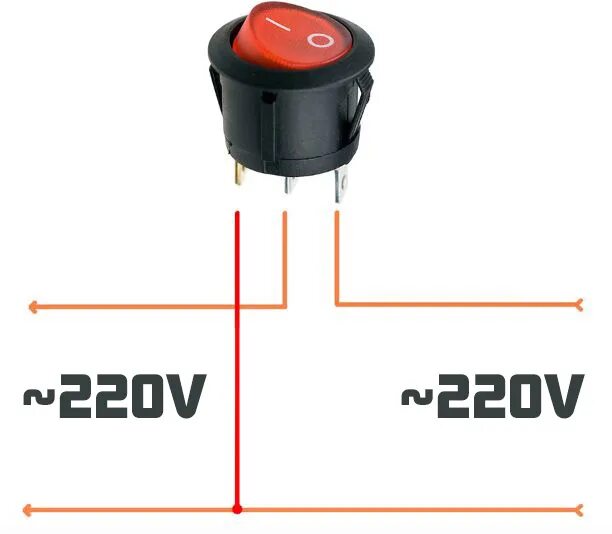 Подключение выключателя с подсветкой 12в Переключатель (рокер) с зеленой подсветкой AmperMarket.kz