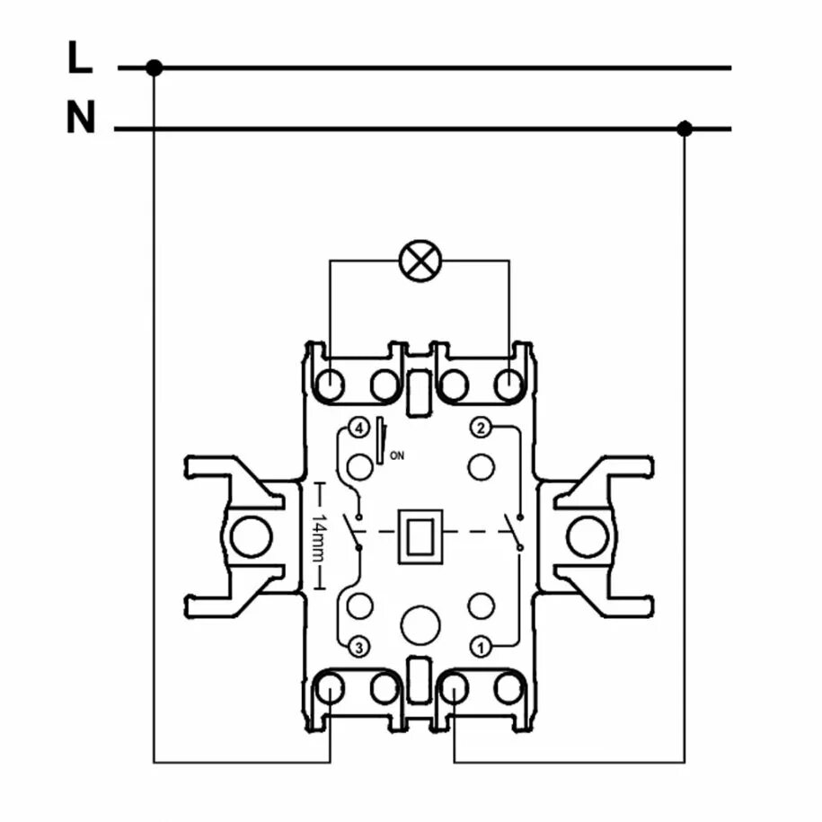 Подключение выключателя schneider electric Выключатель 1-кл. 2-пол. Schneider Asfora EPH0200121 белый купить цена КАПРО-Кие