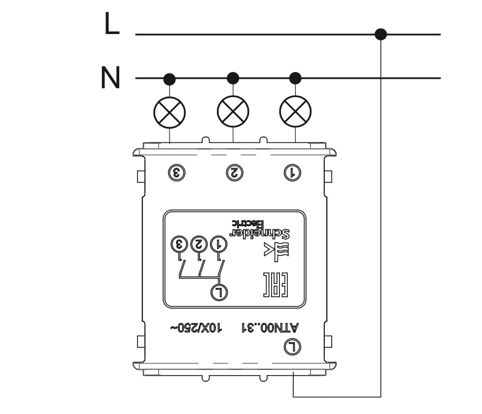 Подключение выключателя schneider electric Купить - Выключатель 3-кл, жемчуг - Systeme Electric - AtlasDesign - ATN000431