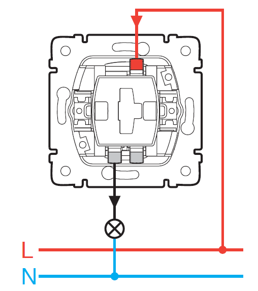 Подключение выключателя шнайдер с подсветкой Таймер выключатель с подсветкой legrand