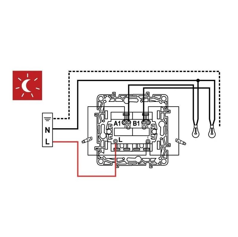 Подключение выключателя света легран Ответы Mail.ru: Двуклавишный выключатель Legrand etika схема подключения.