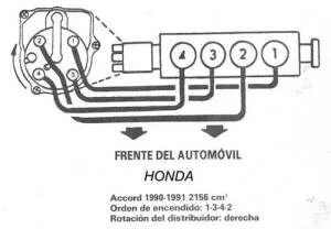 Подключение высоковольтных проводов Honda cr v rd1 катушка зажигания Sarma-Auto.ru