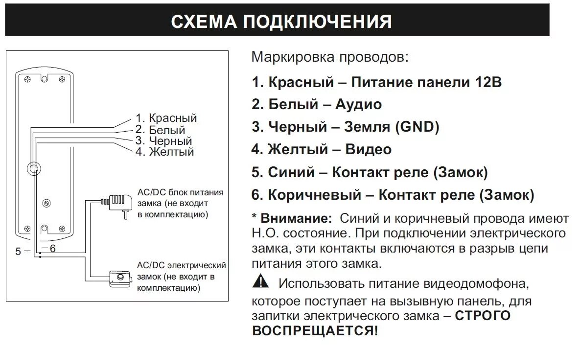 Подключение вызывной панели activision Вызывная панель Slinex ML-16