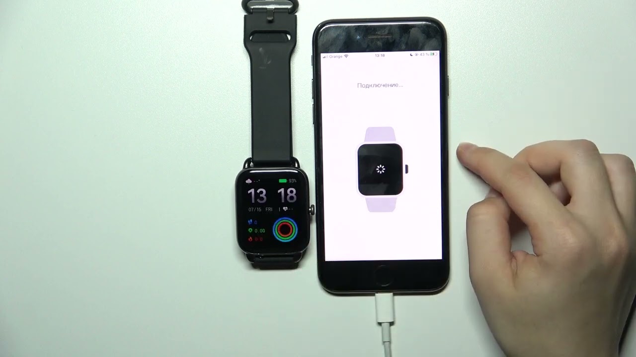 Подключение watch 4 к iphone Как подключиться к айфону на Haylou RS4 / Как создать пару айфон - Haylou RS4 - 