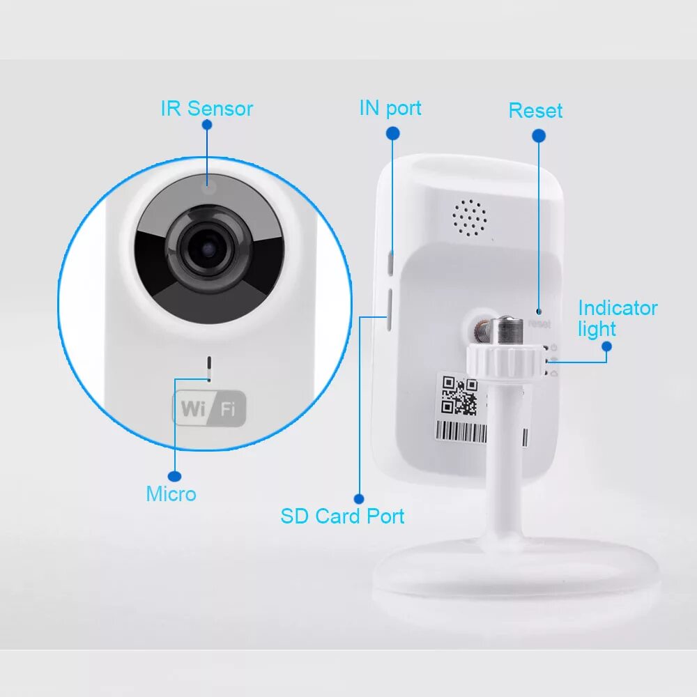 Подключение wi fi smart камеры Wholesale!!! 20Pcs Wifi Smart HD 720P Wireless IP Camera P2P Video Surveillance 