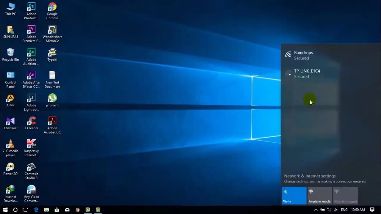 Подключение wi fi windows 10 How to change wifi password in windows 10 - YouTube