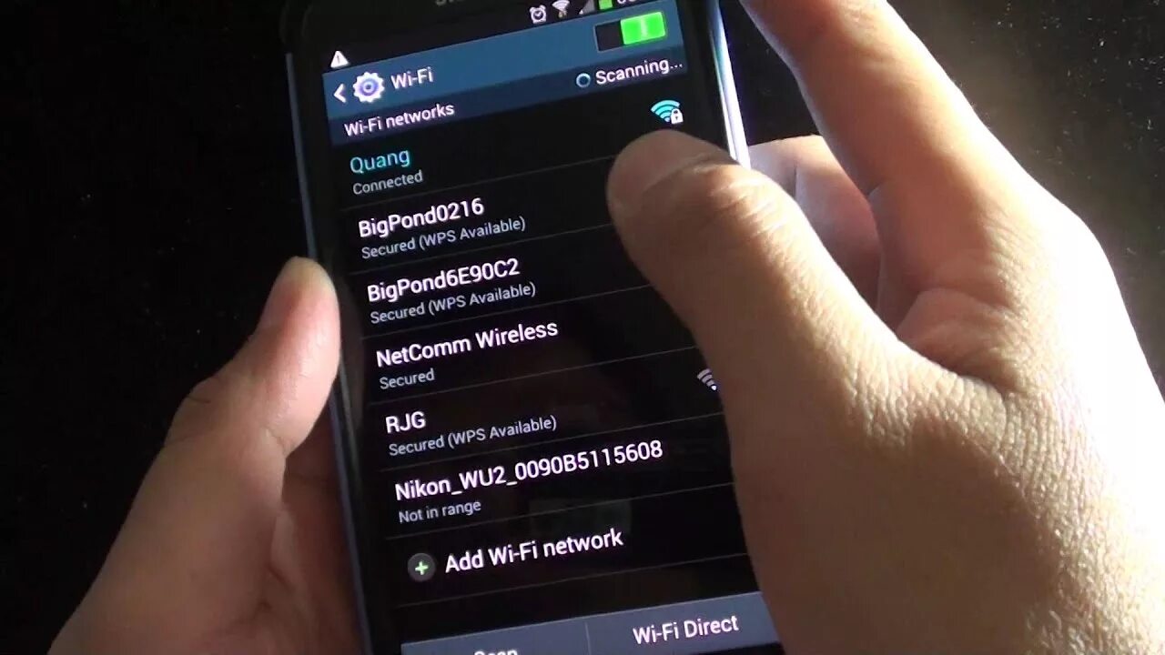 Подключение wifi к телефону samsung Samsung Galaxy S5: How to Establish a Wi-Fi Direct Connection - YouTube