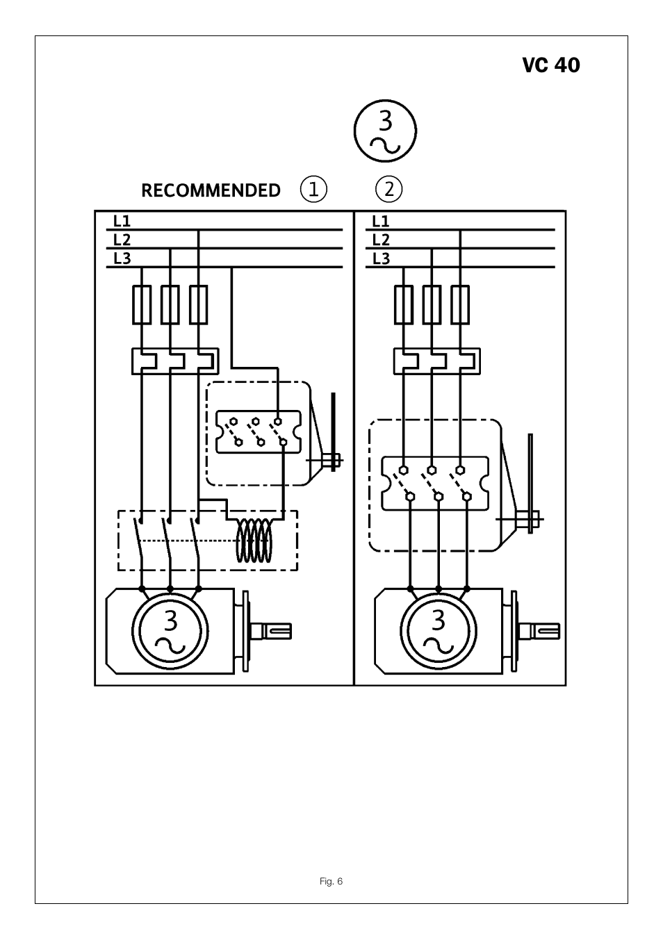 Подключение wilo ip e40 160 4 2 Vc 40 Инструкция по эксплуатации Wilo Drain VC 40 Страница 5 / 13