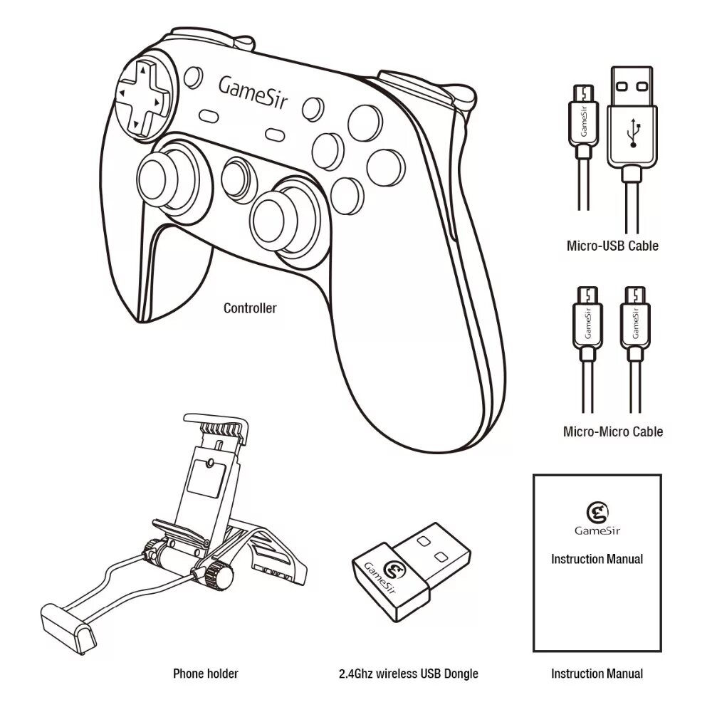 Подключение wireless controller к телевизору Gamesir Коврик Геймпад Контроллер Bluetooth Для Android Смартфон Tablet Pc Tv Bo