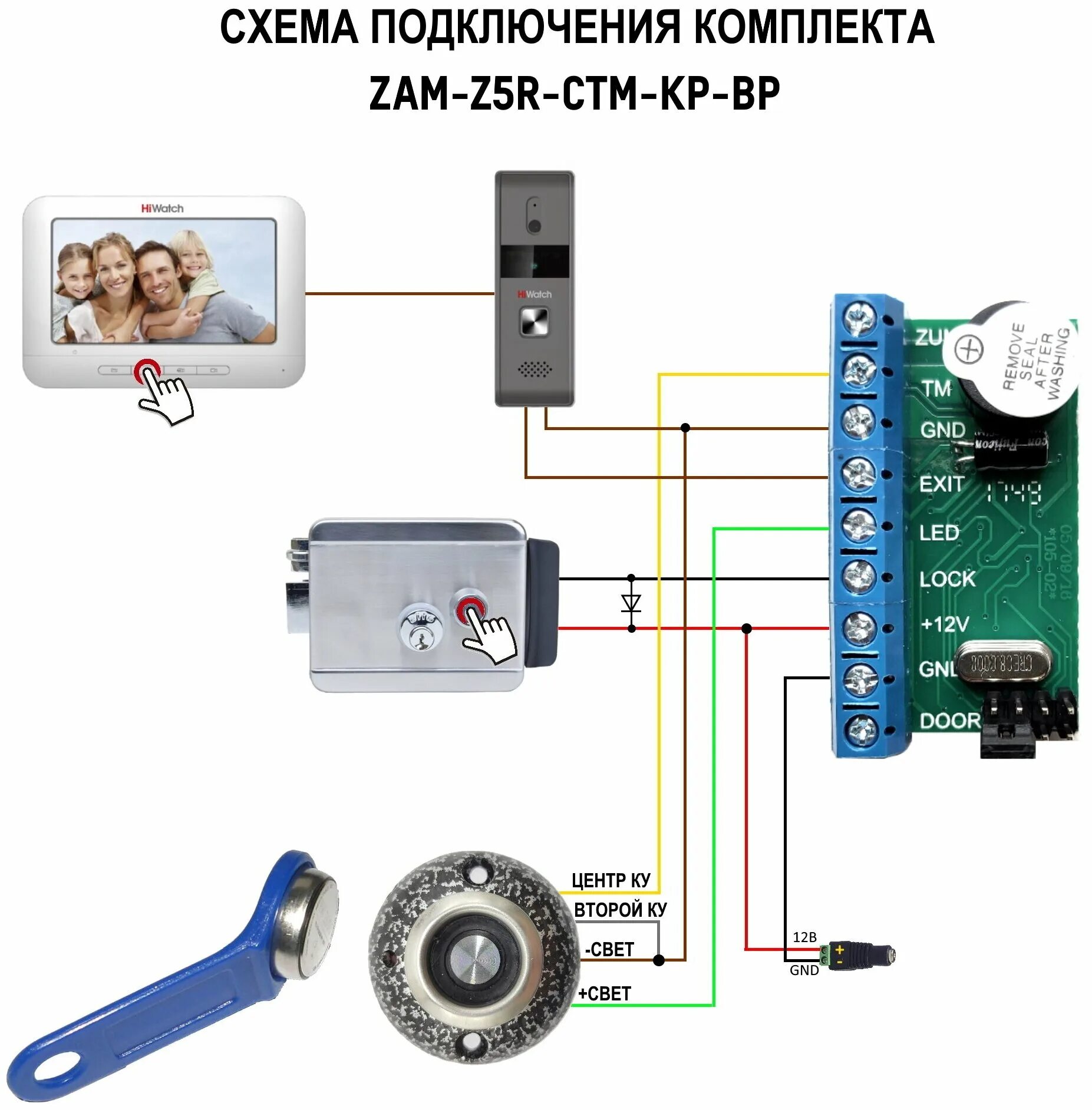 Подключение z5r к электромагнитному замку и считывателю Комплект СКУД для калитки. Электромеханический замок накладной из нержавеющей ст