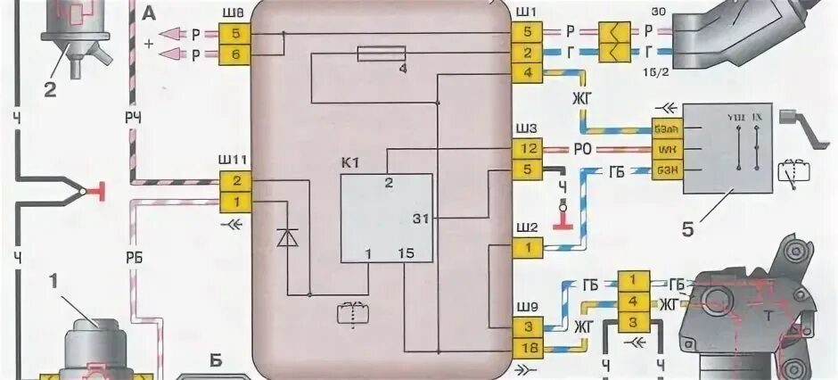 Подключение заднего дворника ваз 2114 Замена моторчика дворников ВАЗ 2114, 2115: порядок снятия и установки