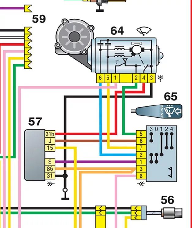 Подключение заднего стеклоочистителя Регулируемая пауза дворников - ГАЗ Соболь, 2,5 л, 2006 года электроника DRIVE2