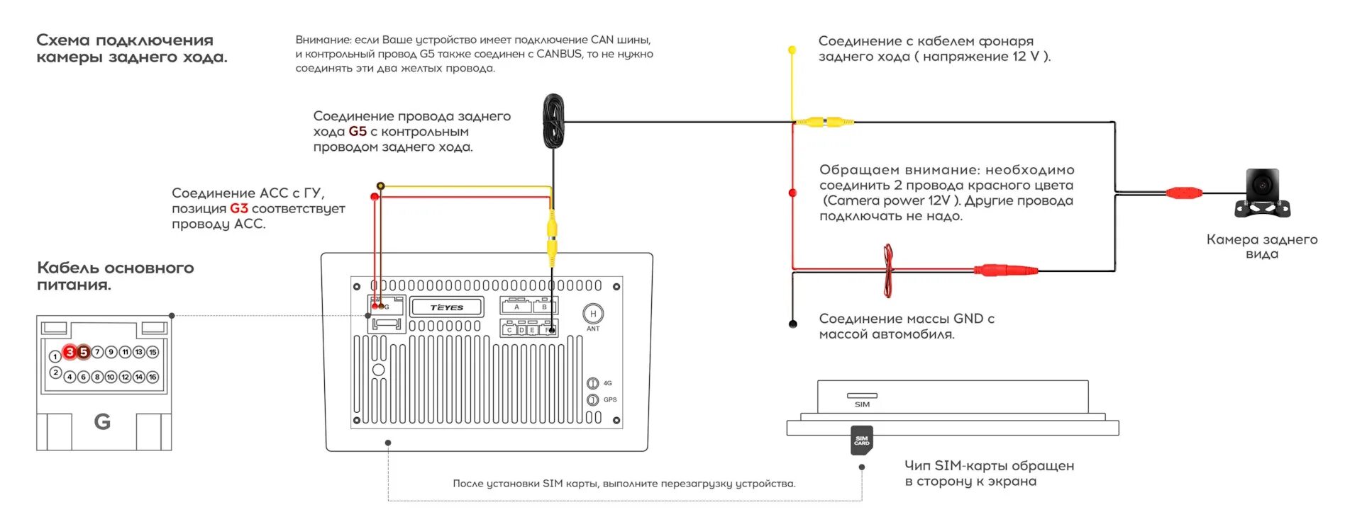 Подключение задней камеры cc3 Установка Teyes CC3 Android и камеры заднего вида - Hyundai i30 (2G), 1,6 л, 201