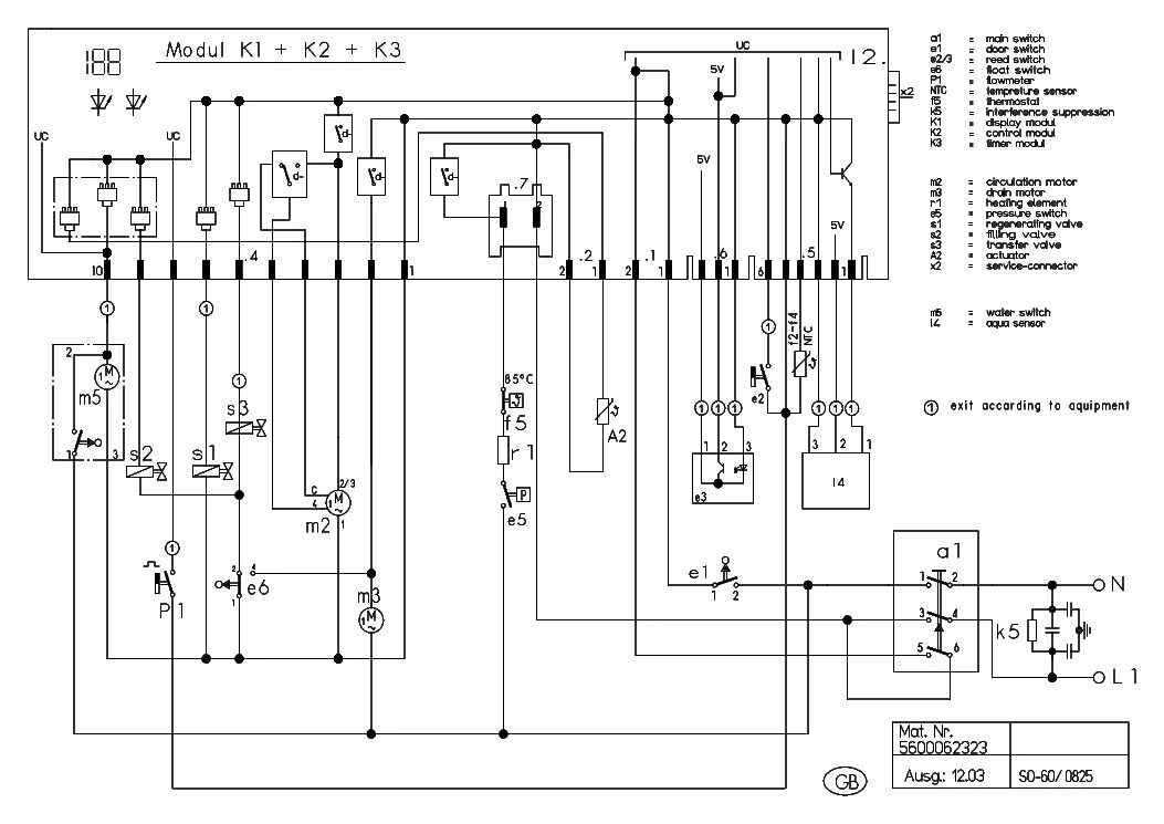 Подключение задней колодки прибора siemens rwf 55.5 SIEMENS SE25M250FF-01 SCH Service Manual download, schematics, eeprom, repair in