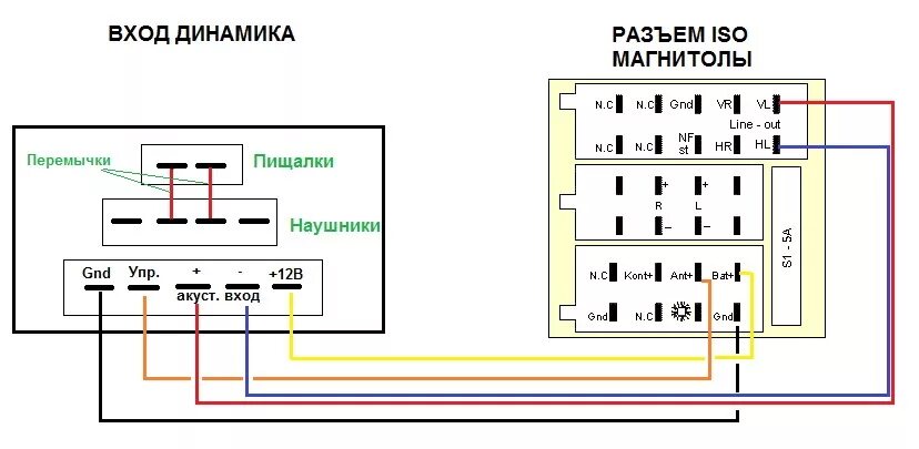 Подключение задних динамиков Задняя полка и штатные динамики - Audi 80 (B3), 1,8 л, 1987 года аксессуары DRIV