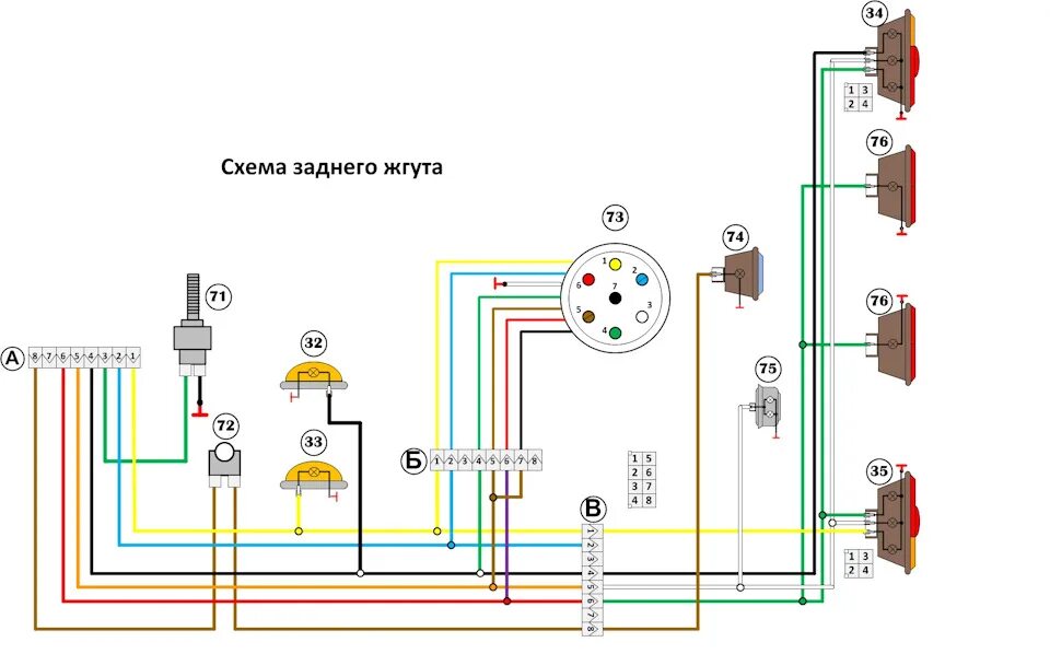 Подключение задних фонарей газель 3302 Любишь кататься, люби и . Порядок в электрике (часть 3 - Незабываемая) - УАЗ 396