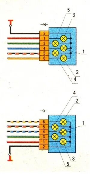 Подключение задних фонарей ваз 2110 Схема подключения разъемов задних фонарей ВАЗ 2109