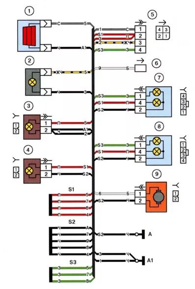 Подключение задних фонарей ваз 2111 S-Pb.Chipdiagnost.Диагностика двигателя, чип-тюнинг автомобилей и зап.части для 