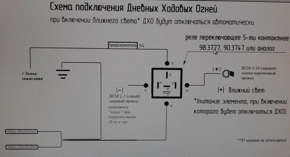 Подключение задних ходовых огней на прицепе Установка дневных ходовых огней (Д.Х.О.) - Nissan Primera (P11), 1,8 л, 1997 год