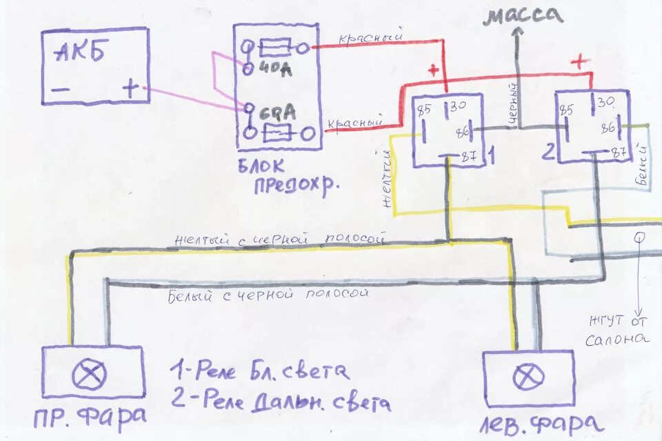 Подключение задних птф пассат б3 Установка реле на свет. - Volkswagen Passat B3, 1,8 л, 1990 года электроника DRI